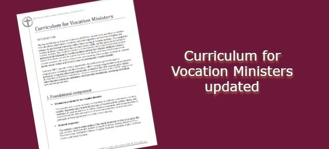 curriculum-updated Curriculum for Vocation Ministers updated